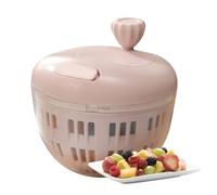 Essoreuse à légumes - 800 ml - Passoire pour fruits, séchoir avec base antidérapante et bol de lavage, outil de préparation de salade de cuisine, camping en plein air, pique-nique