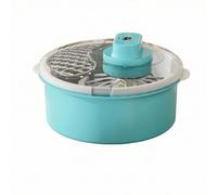 Essoreuse à Légumes Électrique Centrifugeuse Laveuse Sécheuse Saladier Panier Outil de Cuisine Élimination des Débris Essorage Rapide Composants Inox, Électrique Bleu Gemme, style to 1