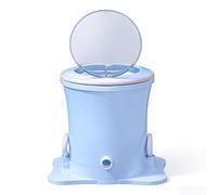 Essoreuse à Linge Manuelle avec Poignée Essoreuse Linge Camping Mini Sèche-linge à Essorage Portable avec Tuyau D'évacuation pour Appartement Dortoir et Camping(Blue)