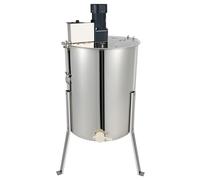 Essoreuse à miel électrique à 4 cadres, extracteur de miel professionnel en acier inoxydable avec réglage de la vitesse, sortie de miel et couvercle, accessoire pour apiculture et apiculteur amateur