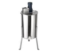 Essoreuse à miel électrique en acier inoxydable, extracteur de miel d'abeille, couvercle en acrylique, 3 cadres, 140 W, 370 tr/min, 220 V, pour apiculture, ferme, usage domestique