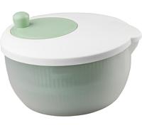 Essoreuse à Salade 4 L - Sans BPA - Fabriquée en Europe - Coloris Aléatoire (Vert Sauge ou Gris) - M home by Mazzei Mondex