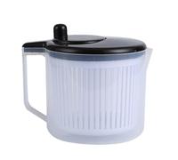 Essoreuse à salade - Déshydrateur de fruits et légumes de 5 L, panier presseur à main, filtre de vidange d'eau rapide, service fonctionnel, système de nettoyage pour évier de cuisine