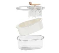 Essoreuse À Salade - Easy 2 Essoreuse À Salade | Mini Essoreuse À Salade Bonnes Poignées | Grande Essoreuse Manuelle Pour Salade Et Fruits Et Légumes | Lave-Fruits Essoreur | Bol De Lavage À Rotation