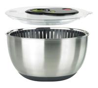 Essoreuse à salade - EMSA - D: 26,5cm - 4,5 L - Inox - Base antidérapante