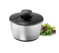 Essoreuse à salade - GEFU - PUSH IT - Mécanisme PUSH - Bol inox 5 L - Fond antidérapant silicone