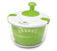 Essoreuse à salade grande, 5 litres, bol de lavage de salade de légumes et de fruits avec passoire, essoreuse de préparation rapide pour les feuilles de salade, la laitue, les fruits et les légumes Po