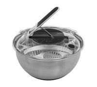 Essoreuse À Salade - Inox - 3.5l - Diamètre 27cm - Compatible Lave-Vaisselle - Pratique