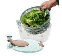Essoreuse À Salade Pour Légumes | Capacité Réutilisable À La Main | Plateau De Rangement De Nettoyeur De Fruits Et De Salade Centrifugeuse, Pour Laver, Servir Cuisiner Stockage Mélanger À La Maison Et