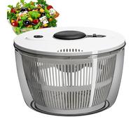 Essoreuse à Salade Professionnelle, 3/5L, Couverts à Salade Grande Capacité, Classic Essoreuse à Salade, Essoreuses à Salade Transparent, Essoreuse à légumes pour déshydrater, Gain de Place