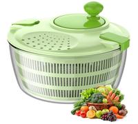 Essoreuse à Salade - Ulisem - 4,5L - Plastique sans BPA - Manivelle pratique - Maille fine