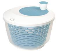 Westmark Essoreuse à Salade, Capacité : 4,4 L, 23,5 cm, Plastique, Sans BPA, Spinderella, Couleur: Transparent/Blanc/bleu, 2430226B