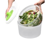 Essoreuse À Salade Westmark - Manuelle 3L Rotation Facile - Déshydrateur Légumes, Égouttoir Fruits, Plateau Salades Inclus | Parfait Pour Cuisine, Préparation Rapide,Usage Domestique, Gain De Temps,