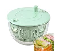 Essoreuse pour séchoir à légumes - Essoreuse à fruits ménagers, pompe à pompe | Spinner à pompe de comptoir, râpe à légumes, gadget de cuisine multifonction, design transparent, 23 x 14 cm