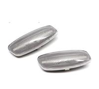 ESSUE Miroir Sequentiel Dynamiques Indicateur Répéteur Clignotant LED pour Peugeot 308 207 3008 5008, Lumière Séquentielle, Feu De Position Latéral Clignotant(No Dynamic Crystal)