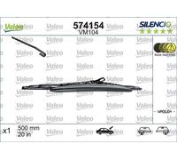 Essuie-Glace 500mm Bügelwischblatt Avertisseur D'Usure VALEO pour Opel Astra G