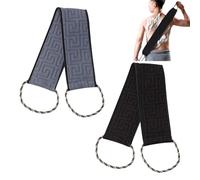 Essuie-Glace Arrière 2 Pièces, Serviette De Bain, Épurateur De Dos, Serviette De Bain Élastique Double Face, Serviette De Bain Arrière, Accessoires De Bain