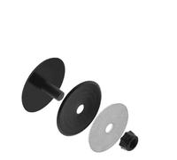 Essuie-glace arrière noir et cache trou pour voiture - 46 mm - Garniture en plastique - Convient pour montage d'essuie-glace et lave-glace - Non