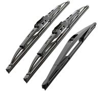 Recambo Lot de 3 balais d'essuie-glace avant et arrière compatibles avec Chrysler Grand Voyager | Type RT | à partir de 2008> (650 mm / 500 mm / 400 mm)