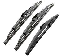 Recambo Lot de 3 balais d'essuie-glace avant + arrière compatibles avec Mazda 2 | année de construction 2007-2014 (600 mm / 350 mm / 350 mm)