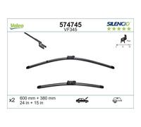 Essuie-Glace Avant Bras Plat Avec Spoiler VALEO Pour Entre Autres FIAT PANDA