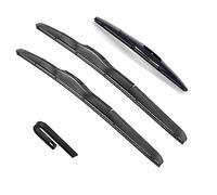 Essuie-glace Balais d'essuie-glace compatible avec Nissan Note MK1 E11 2006-2013 Pare-brise avant Pare-brise Lunette arrière 24"14"12" Brosses Rondelle 2010 2005, Balai d'essuie-glace toutes saison