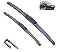 Essuie-glace Compatible avec Citroen Berlingo MK1 2000 2001 2002 2003 2004 2005 2006 2007 Balais d'essuie-glace avant Brosses Cutter Accessoires Crochet UJ, Balai d'essuie-glace toutes saisons(Right