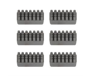 Essuie-glace en silicone à double buse pour imprimante 3D Bambu Lab, gris