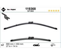 Essuie-Glace Flachbalkenwischblatt Avant Avec Spoiler Aileron SWF pour Renault