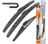 HYBRID FLEX AERO - Essuie-glaces pour Hyundai i20 Type GB à partir de 2014 - 300 mm, 400 mm, 600 mm, Lot de balais d'essuie-glace de qualité supérieure - Recambo