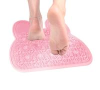 Essuie-glace pour pieds de douche, avec lapin antidérapant - nettoyant pour dos et pieds de douche | pour le massage et le nettoyage pour hommes et femmes âgés enfants et pour la maison de bain