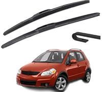 Essuie-Glace Silencieux, Balais d'essuie-glace Avant pour Suzuki SX4 2006 2007 2008 2009 2010 2011 2012 2013 2014,Brosses de vitres de pare-brise Facile à Installer