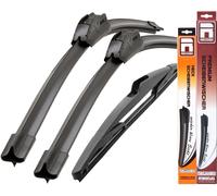 Essuie-glaces avant + arrière adaptés pour PEUGEOT 206 SW | année 2002-2006