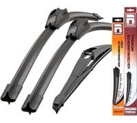 Essuie-glaces avant + arrière adaptés pour VW FOX | Type 5Z | année 2005-2011