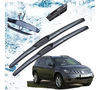 Essuie-Glaces Avant de Voiture, balais d'essuie-Glace, Crochet en U Type J pour Nissan Murano Z50 2003 2004 2005 2006 2007