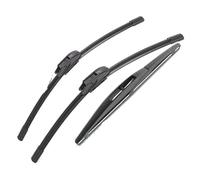 Essuie-glaces de voiture Lot de 3 balais d'essuie-glace avant et arrière pour Suzuki Splash 2008-2014, 22" + 16" + 10" balais d'essuie-glace avant