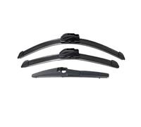 Essuie-glaces for Honda Civic MK3 (2011-2019) - Pare-brise avant et arrière Accessoires en caoutchouc 24", 14" 12"