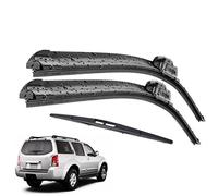 Essuie-Glaces Pièces Essuie-Glace Avant Arrière Balais D'essuie-Glace Ensemble pour Nissan pour Pathfinder R51 2005-2012 Pare-Brise Pare-Brise Fenêtre 24'+18'+12'