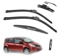 Essuie-Glaces Pièces Voiture Avant Arrière Lunette Essuie-Glace Balais Brosses Accessoires pour Nissan pour Note MK1 2006 2007 2008 2009 2010 2011 2012 2013 24'+14'+12'