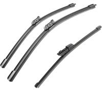 Essuie-Glaces pour Golf 7 MK7 Hatchback 2012 2013 2014 2015 2016 2017 2018 26"+18"+11", Ensemble de balais d'essuie-Glace Avant et arrière brosses Pare-Brise Balai Bras d'essuie-Glace