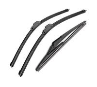 Essuie-glaces Pour Kadjar 2015-2019 Ensemble de balais d'essuie-glace pour avant et pour arrière de voiture Pare-brise Pare-brise Fenêtre 26"17"9"