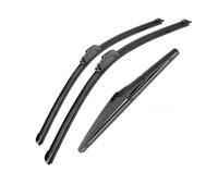 Essuie-glaces Pour KIA pour Rio pour Hatchback Mk3 2011-2017 Ensemble de balais d'essuie-glace pour avant et pour arrière de voiture Essuie-glace de pare-brise 26"16"11"