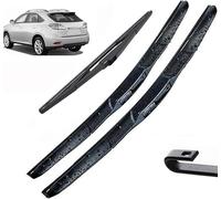 Essuie-glaces pour Lexus RX450H RX350 RX 450h 350 2015 2014 2013 2012 2011 2010 26"22"16", Ensemble de balais d'essuie-Glace Avant et arrière brosses Pare-Brise Balai Bras d'essuie-Glace