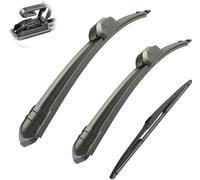 Essuie-Glaces pour Mazda Demio MK1 Hatchback DW 1998-2002 26"+16"+16", Ensemble de balais d'essuie-Glace Avant et arrière brosses Pare-Brise Balai Bras d'essuie-Glace