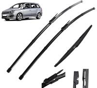 Essuie-Glaces pour Opel Zafira B 2005-2011, Ensemble de balais d'essuie-Glace Avant et arrière brosses Pare-Brise Balai Bras d'essuie-Glace