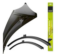 Essuie-glaces pour Renault Master année de construction 09/80-09/97 | Essuie-glace avant de rechange Basic Action | Longueur : 600/600 mm | Balais d'essuie-glace durables pour une vision claire | Kit