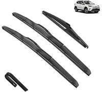 Essuie-Glaces pour Toyota RAV4 XA40 2013-2018, Ensemble de balais d'essuie-Glace Avant et arrière brosses Pare-Brise Balai Bras d'essuie-Glace