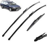 Essuie-Glaces pour Volvo XC70 2004-2007 24"+22"+15", Ensemble de balais d'essuie-Glace Avant et arrière brosses Pare-Brise Balai Bras d'essuie-Glace