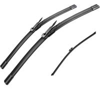 Essuie-Glaces pour Volvo XC90 MK1 2006 2007 2008 2009 2010 2011 24 "+ 22" + 15", Ensemble de balais d'essuie-Glace Avant et arrière brosses Pare-Brise Balai Bras d'essuie-Glace