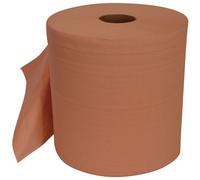 Essuie main bobine 2 plis chamois 1000 formats lot de 2